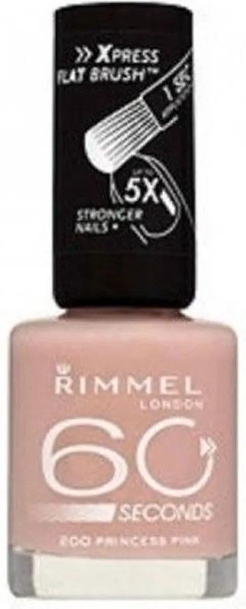 Rimmel London 60 Seconds Finish Nagellak 200 Princess Pink