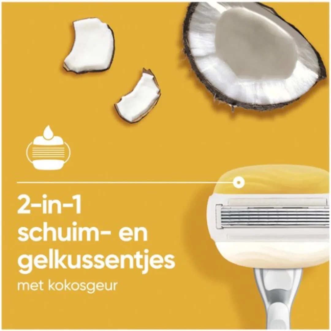 Gillette Venus ComfortGlide Coconut Scheersysteem - 8 Mesjes