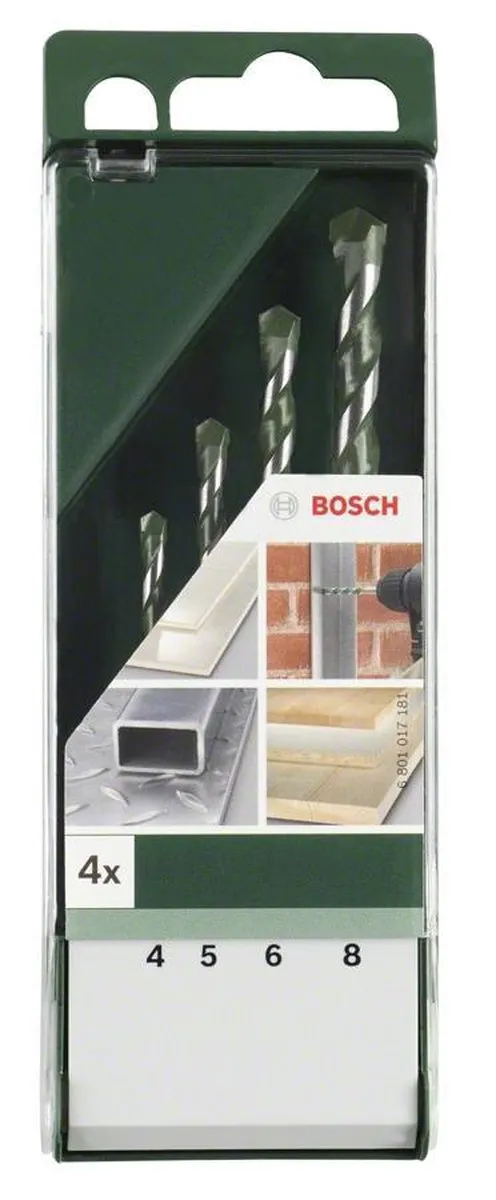 Bosch Universele Boren Set 4-delig - 4x75/5x85/6x100/8x120mm