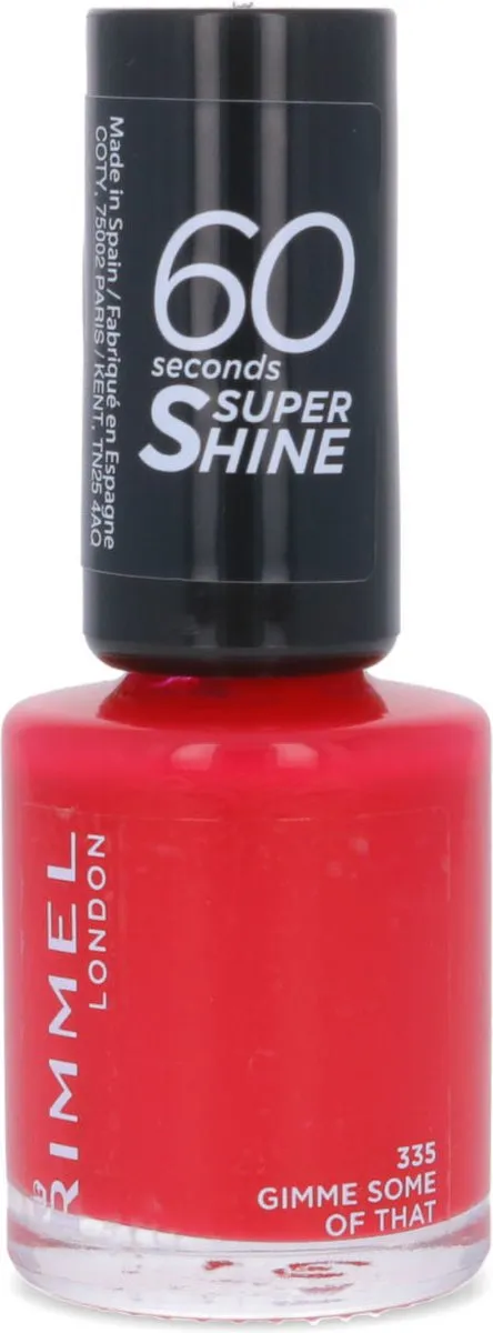 Rimmel London 60 Seconds Supershine Nagellak 335 Berry - 8ml
