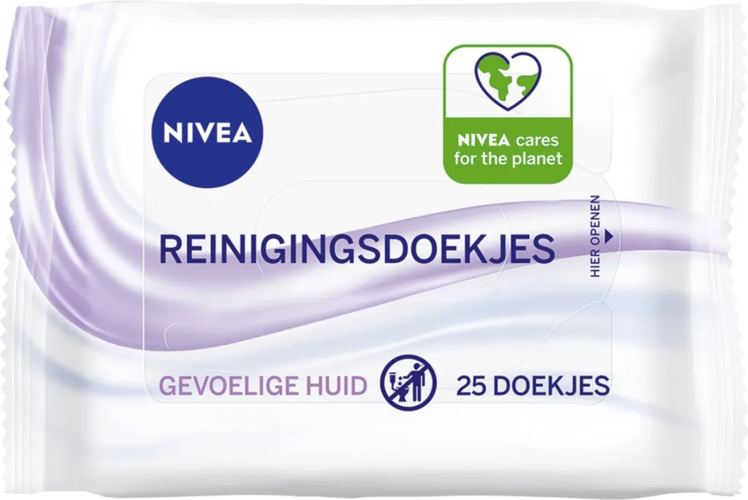 NIVEA Sensitive Reinigingsdoekjes 150 Stuks