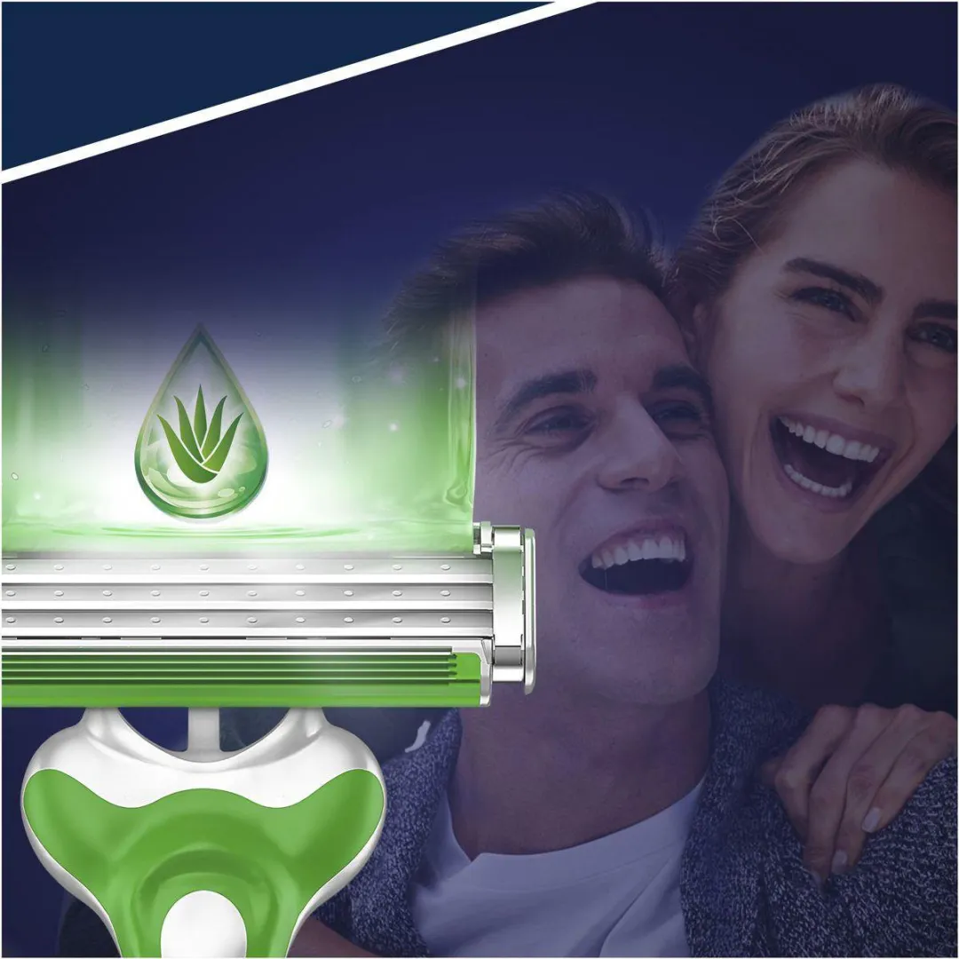 Gillette Sensor 3 Sensitive Comfortgel Wegwerpmesjes - 5 Stuks