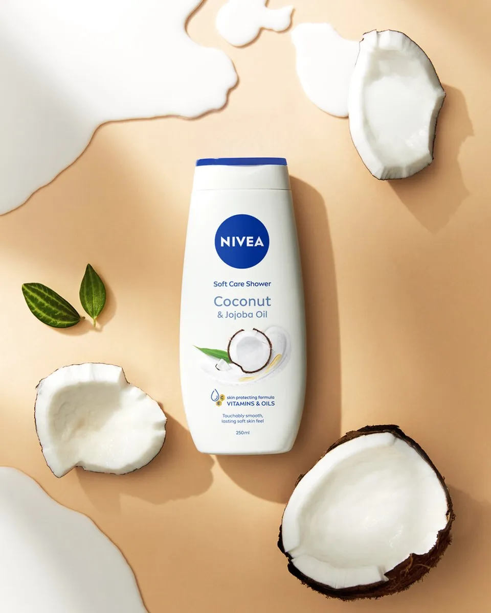 NIVEA Coconut & Jojoba Douchecrème 250ml - 6 Stuks