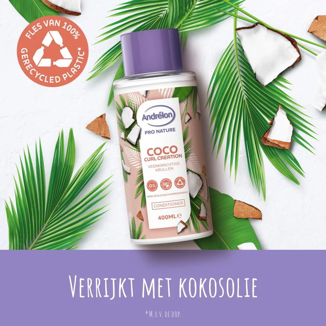 Andrélon Pro-Naturals Coco Curl Conditioner 6x400ml