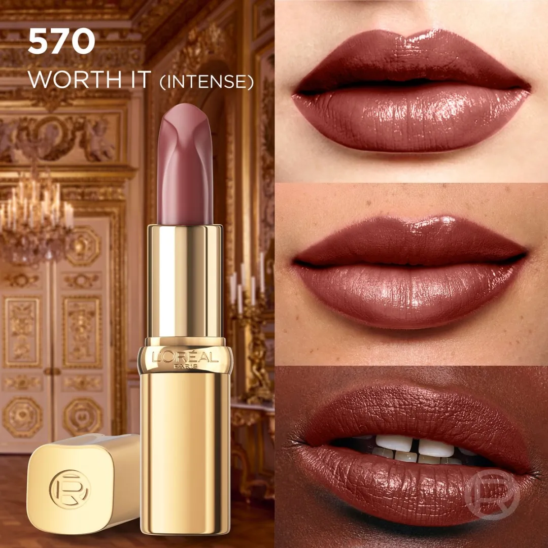 L'Oréal Paris Color Riche Satin Nude Lippenstift 570 Worth It Intense - 4,54 ml