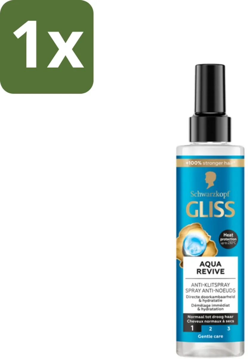 Schwarzkopf Gliss Anti-Klit Spray Aqua Revive 200ml