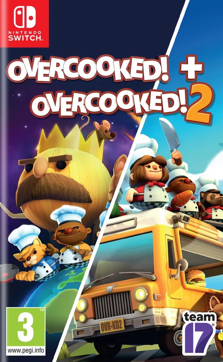 Plaion Overcooked Double Pack - Overcooked 1 & 2 - Switch