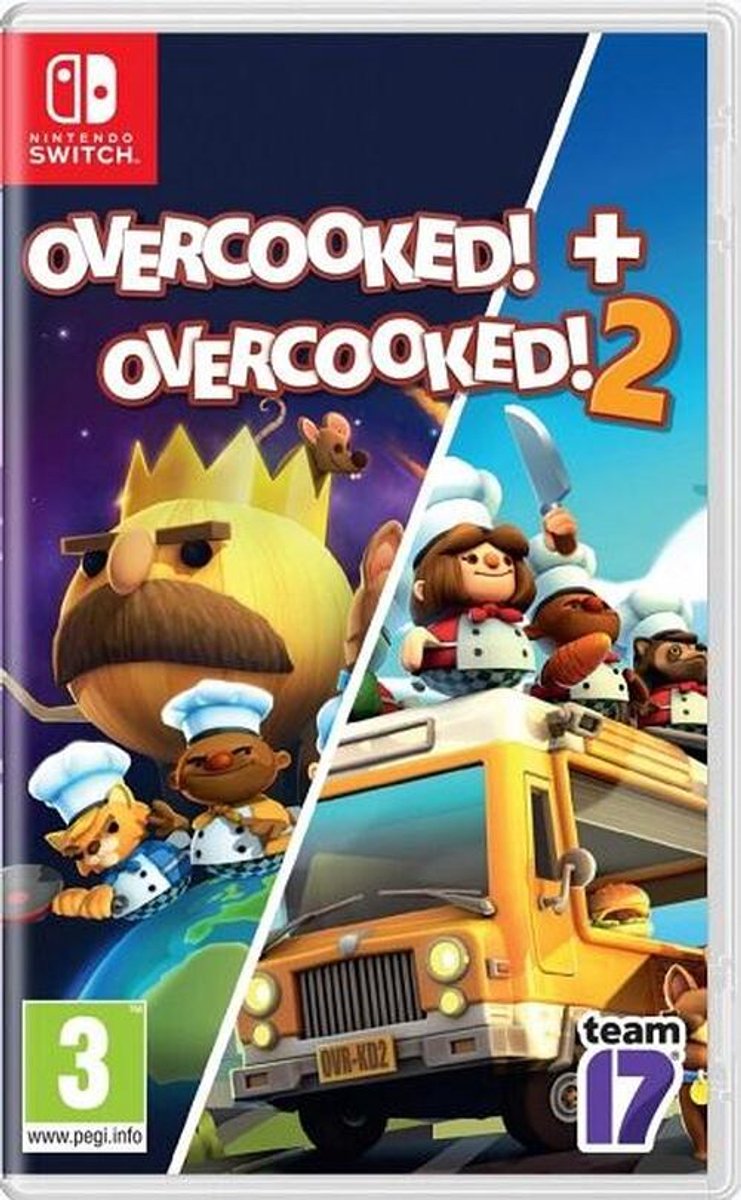 Overcooked Double Pack - Overcooked 1 & Overcooked 2 - Switch