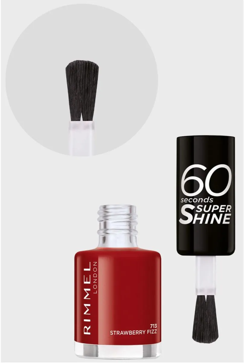 Rimmel London 60 Seconds Nagellak 713 Strawberry Fizz - 8ml