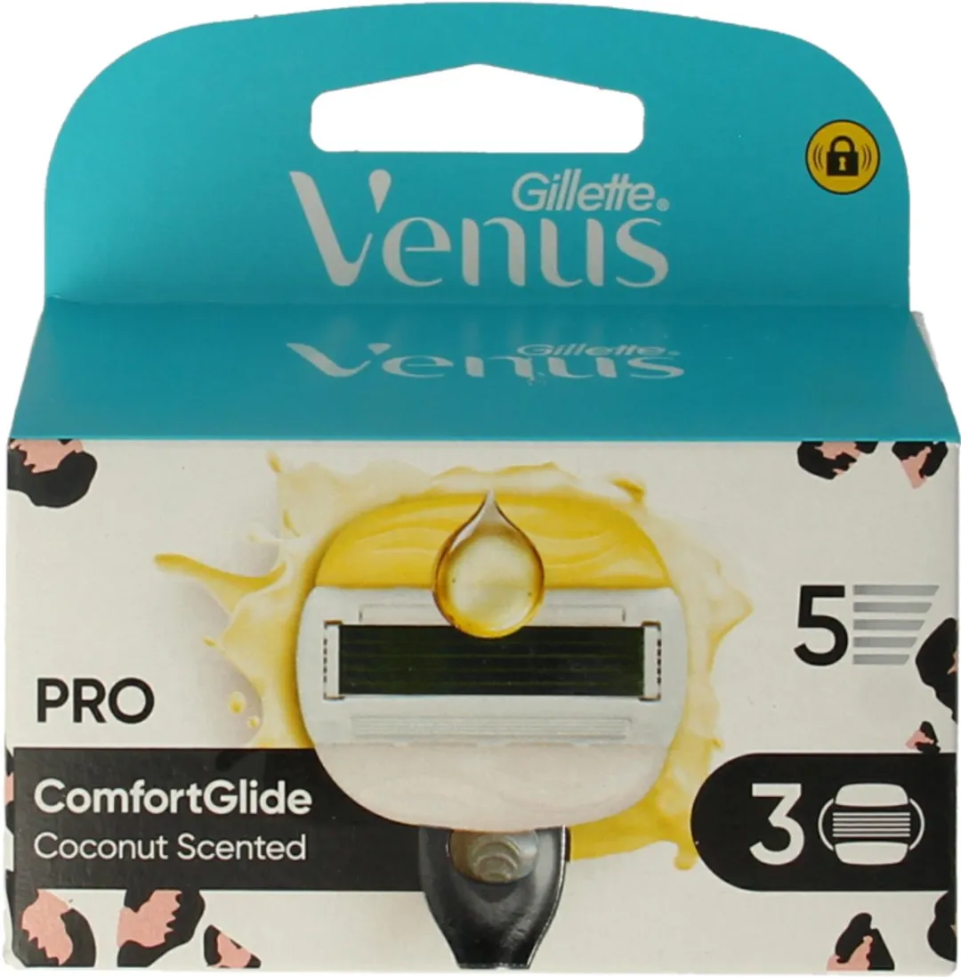 Gillette Venus Pro ComfortGlide Coconut Navulmesjes - 3 Stuks