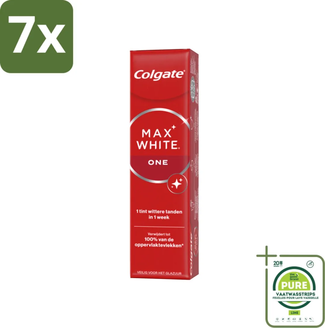 Colgate Max White One Tandpasta 525ml - 7 Stuks