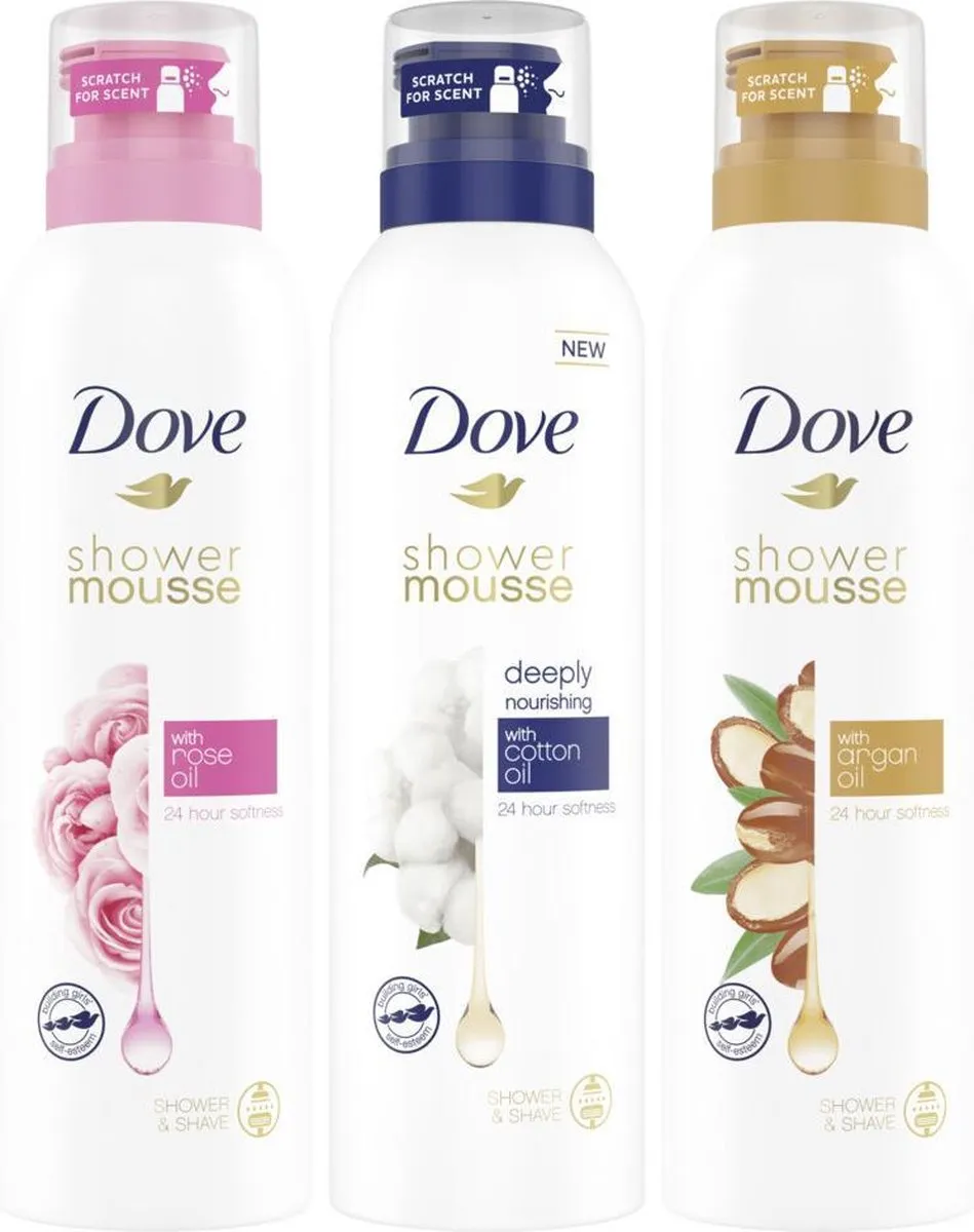 Dove Shower Mousse Mix