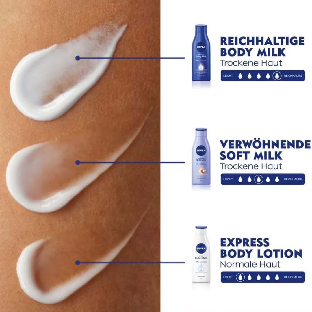 NIVEA Express Hydraterende Bodylotion 400ml - Zee Mineralen