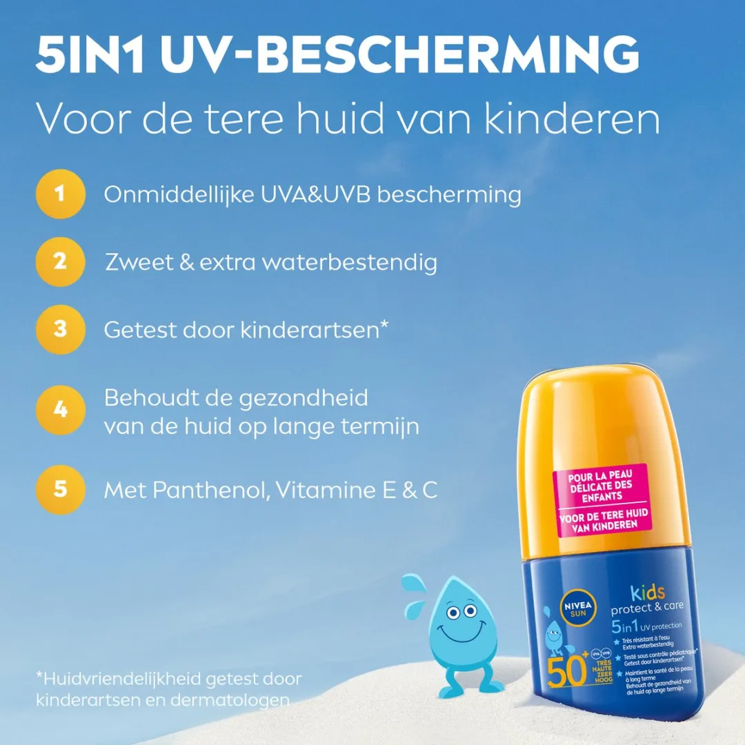 NIVEA SUN Kids Hydraterende Zonnestick SPF 50 - 50ml