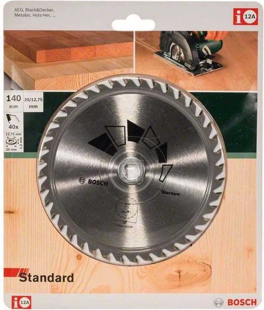 Bosch Professional Cirkelzaagblad Basic 140mm 40 Tanden