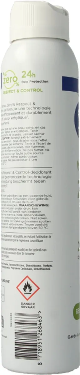 Sanex Zero% Deodorant Spray 200ml - Normale Huid