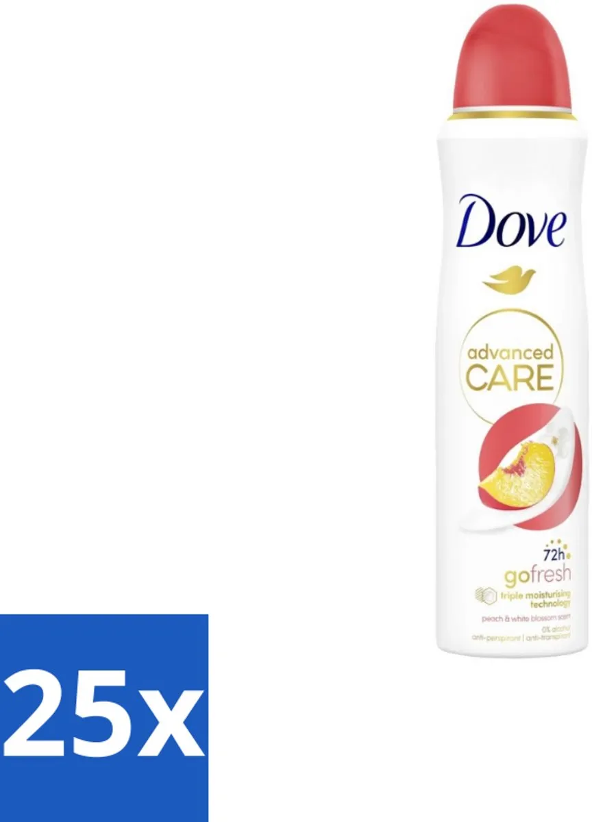 Dove Deodorant Spray Perzik 150ml