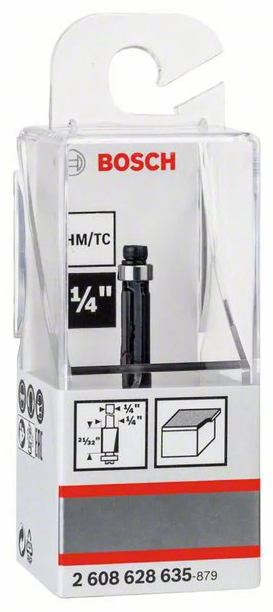 Bosch Kantfrees Kogel 6.3x16.1mm 1/4"