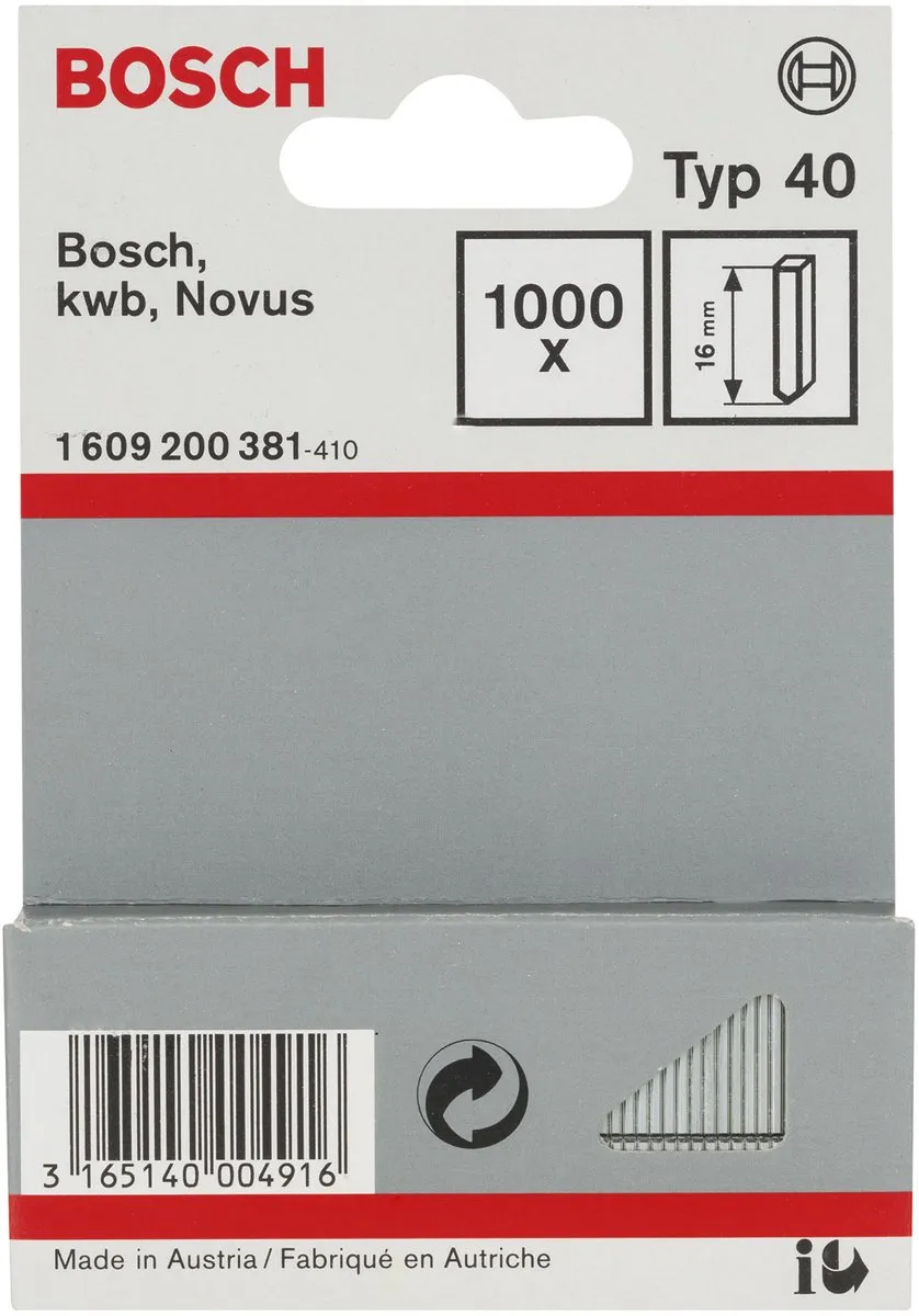 Bosch Stift Type 40 1609200381