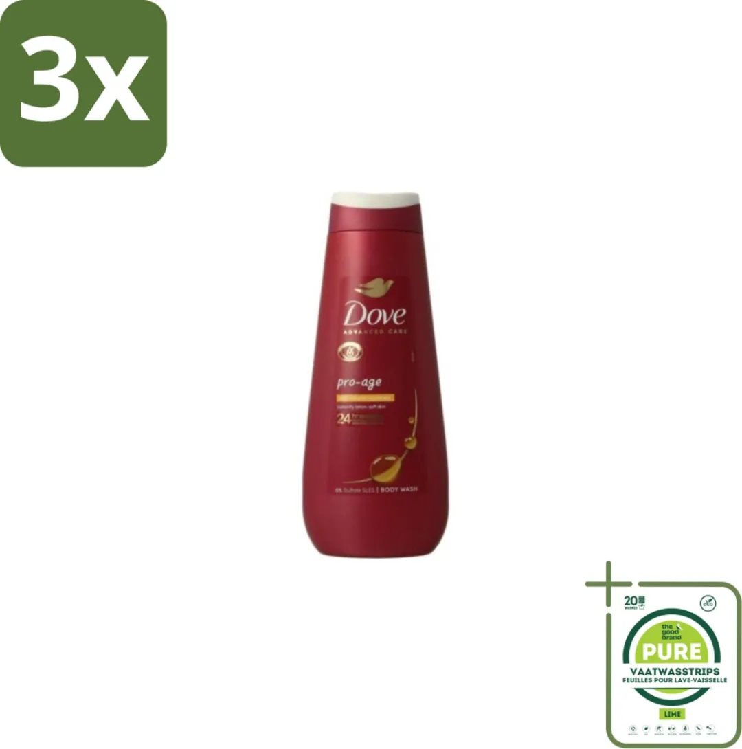 Dove Pro Age Douchegel 1200ml - 3 Stuks