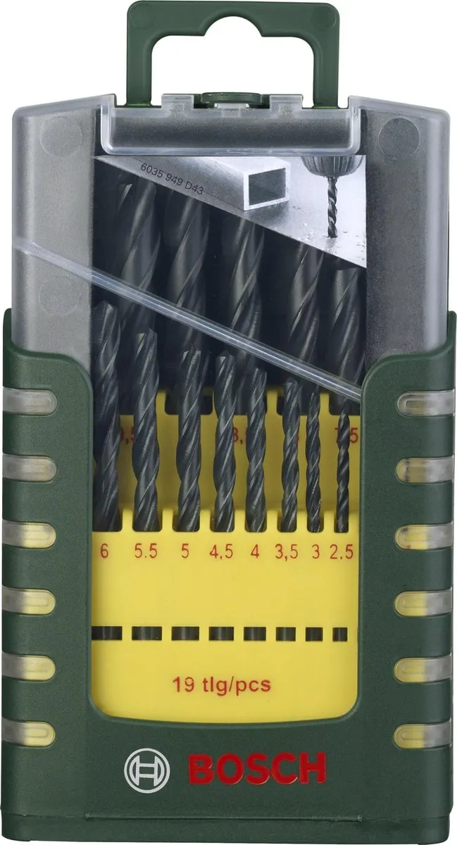 Bosch HSS-R Metaalborenset 1-10mm
