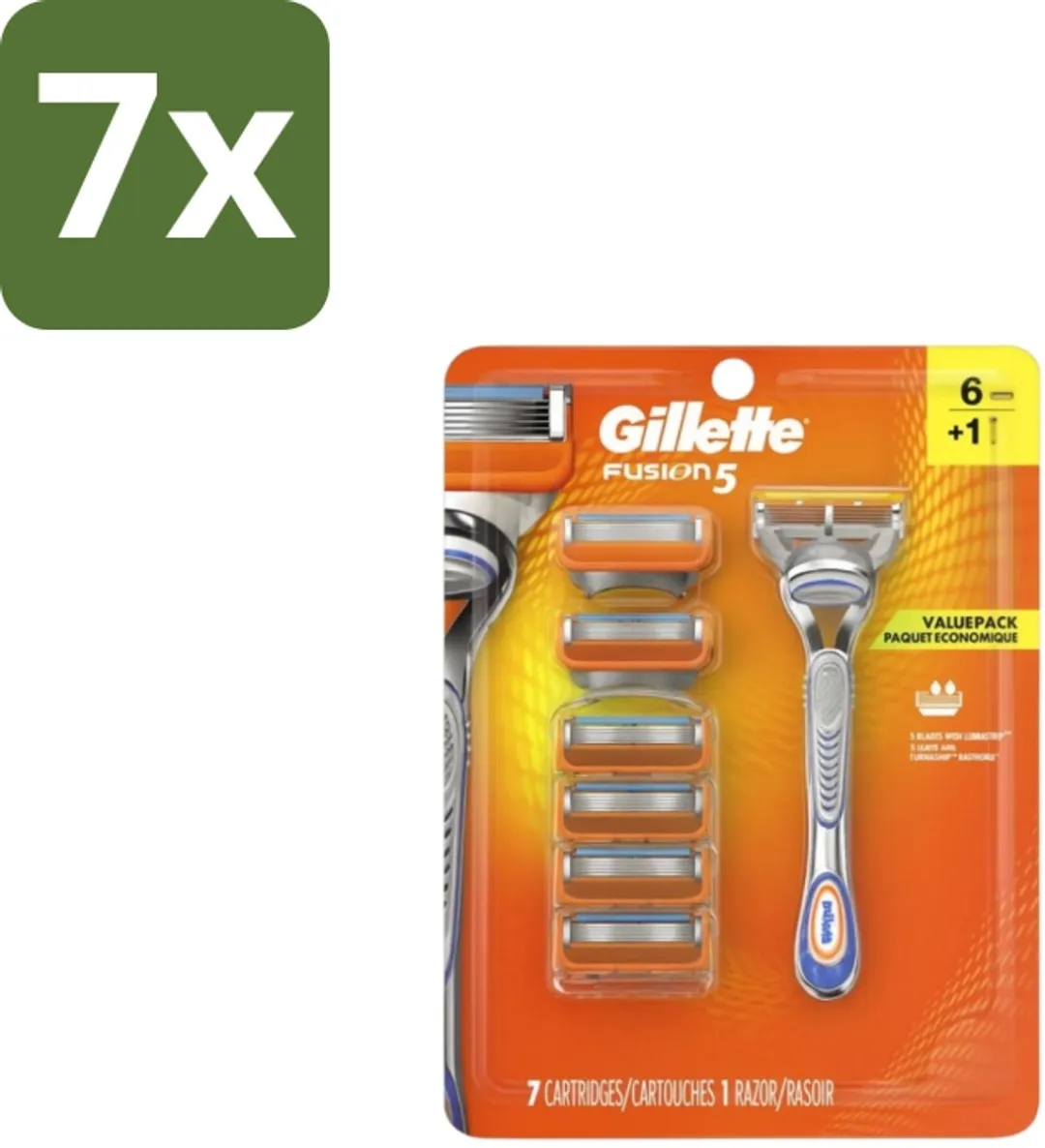 Gillette Fusion5 Scheersysteem Blauw