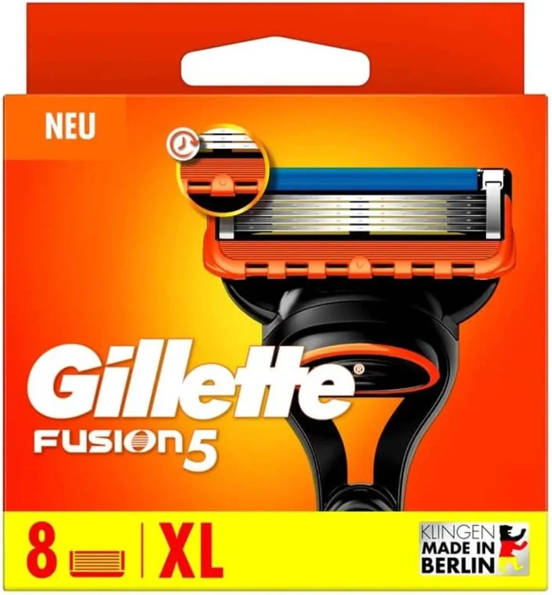 Gillette Fusion5 Scheermesjes - 8 Stuks - Oranje