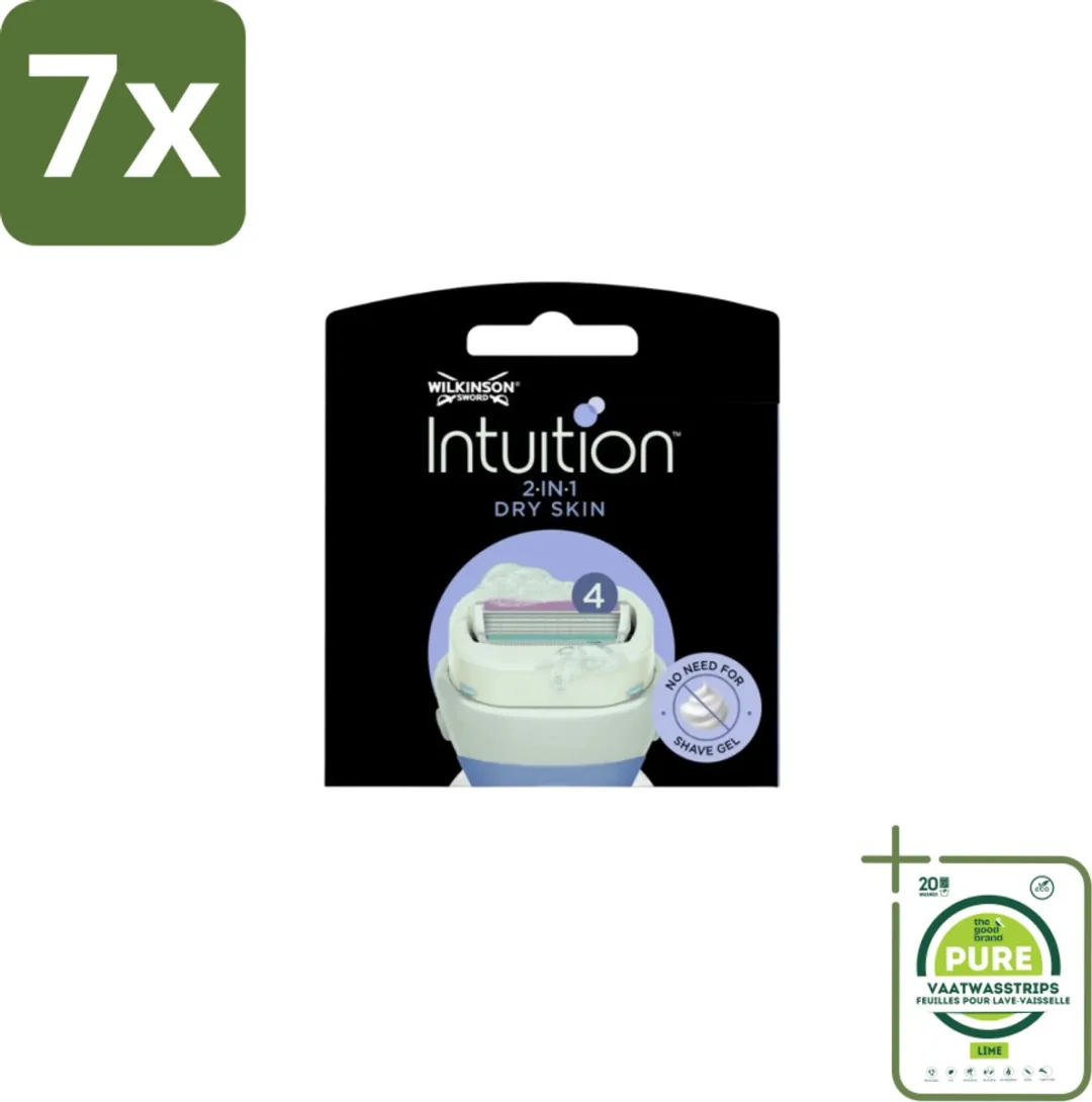 Wilkinson Sword Intuition 2-in-1 Navulmesjes Droge Huid 3 Stuks