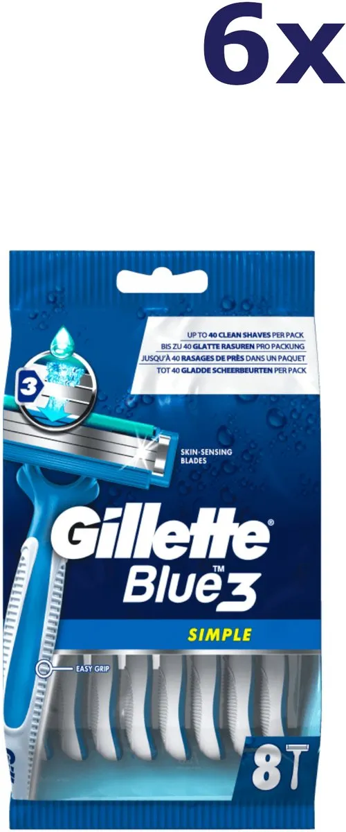 Gillette Blue3 Wegwerpscheermesjes