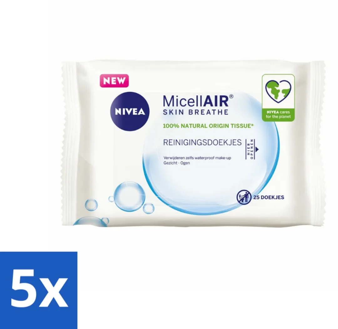 NIVEA Micellaire Reinigingsdoekjes 3-in-1 127g