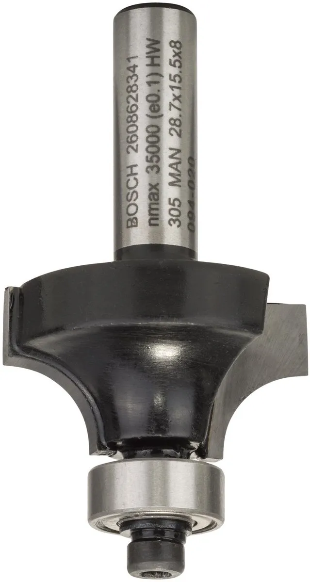 Bosch Afrondprofielfrezen 8mm - R1 8mm