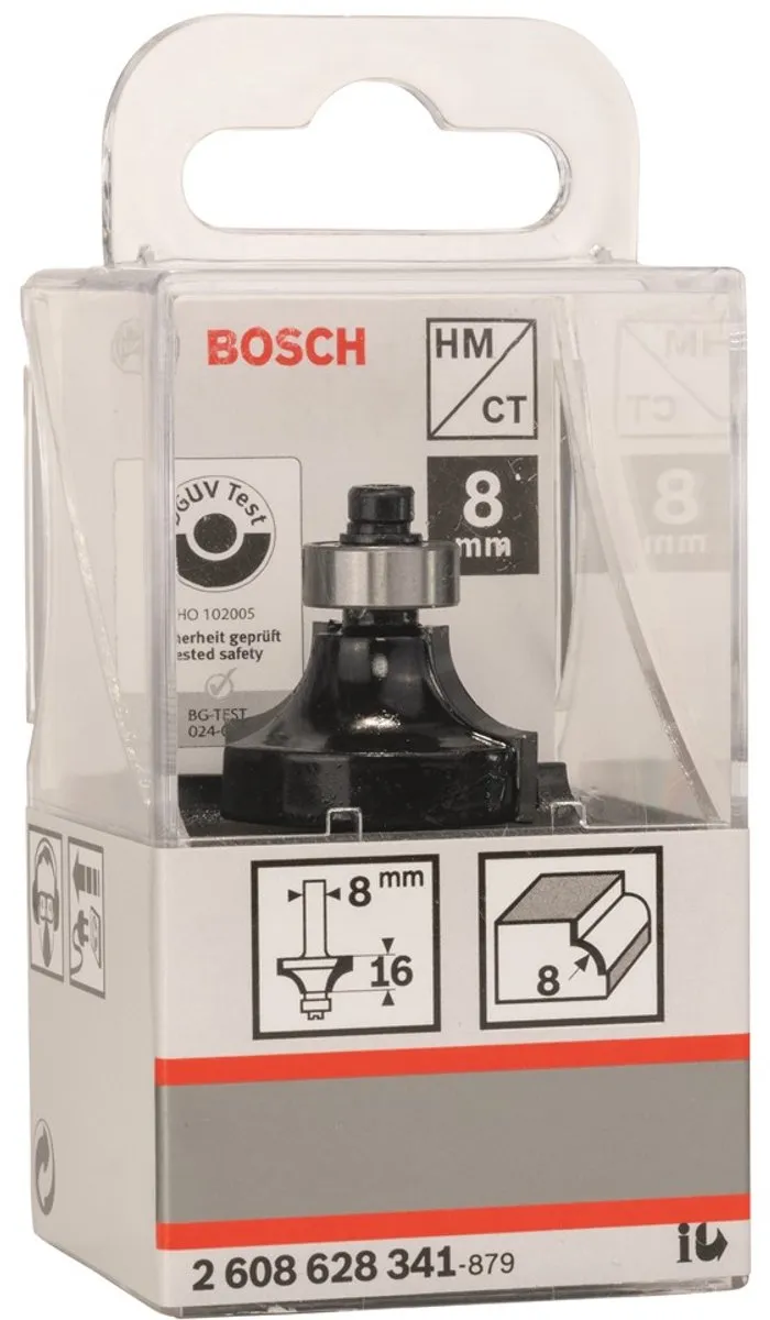 Bosch Afrondprofielfrezen 8mm - R1 8mm