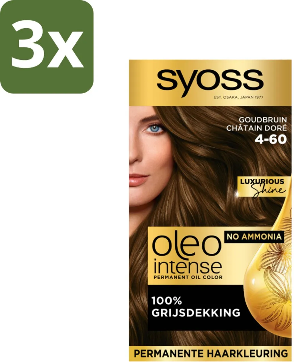 SYOSS Oleo Intense 4-60 Haarverf - 345ml