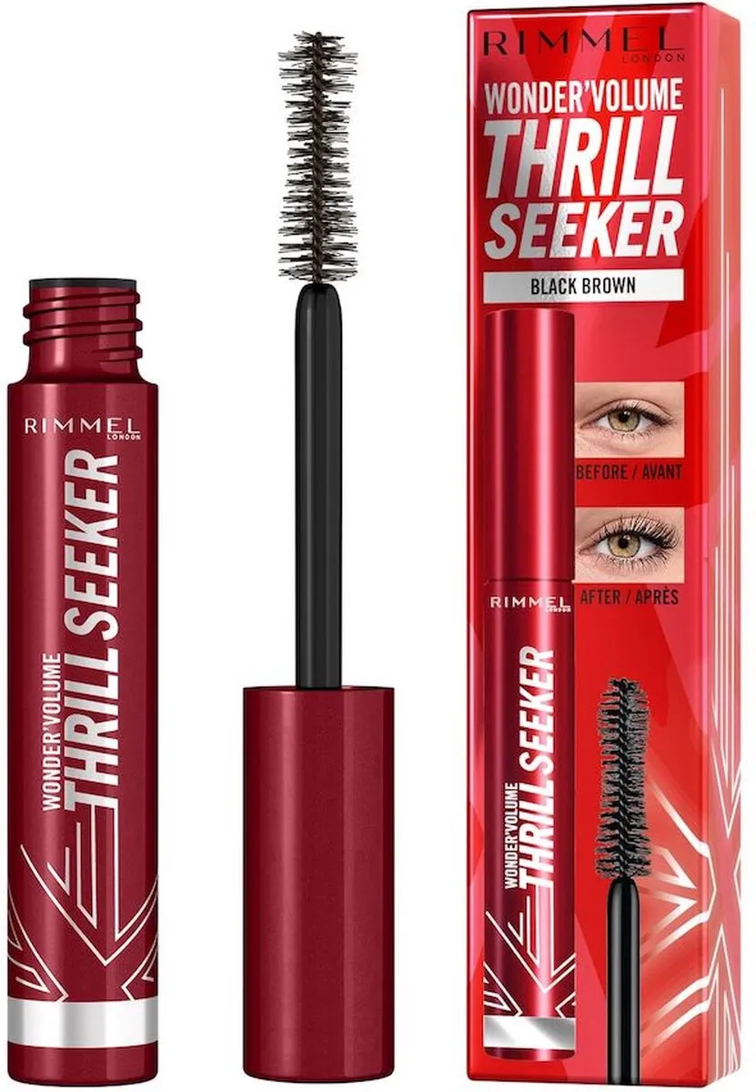 Rimmel London Thrill Seeker Mascara Zwart Bruin 8ml
