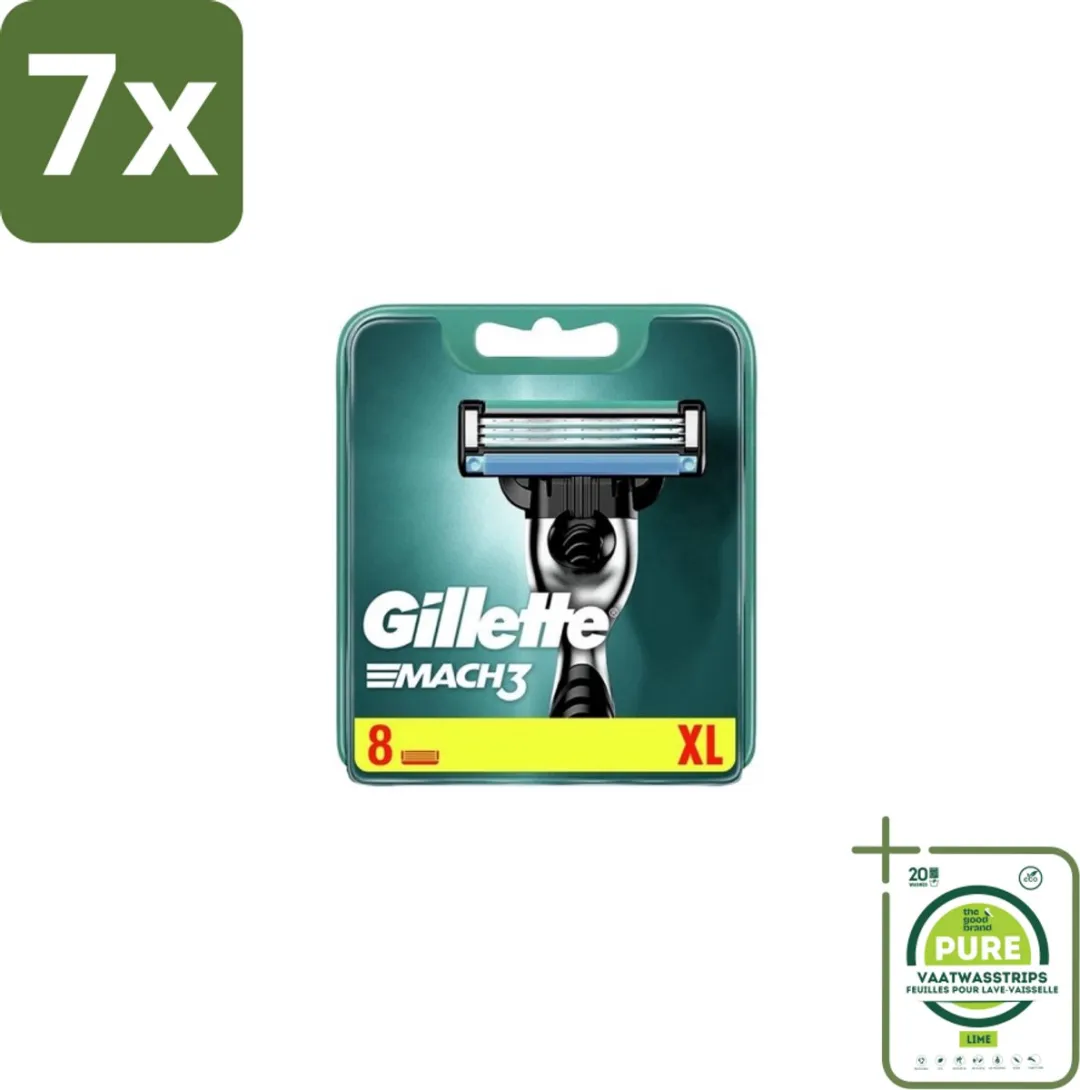 Gillette Mach3 Scheermesjes 8 Stuks