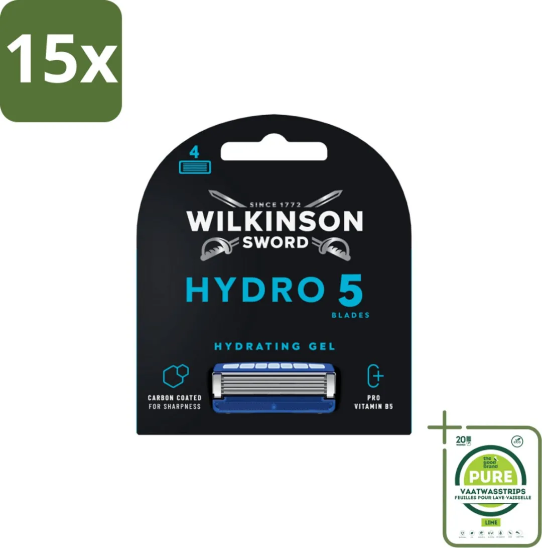 Wilkinson Sword Hydro 5 Navulmesjes 20 Stuks