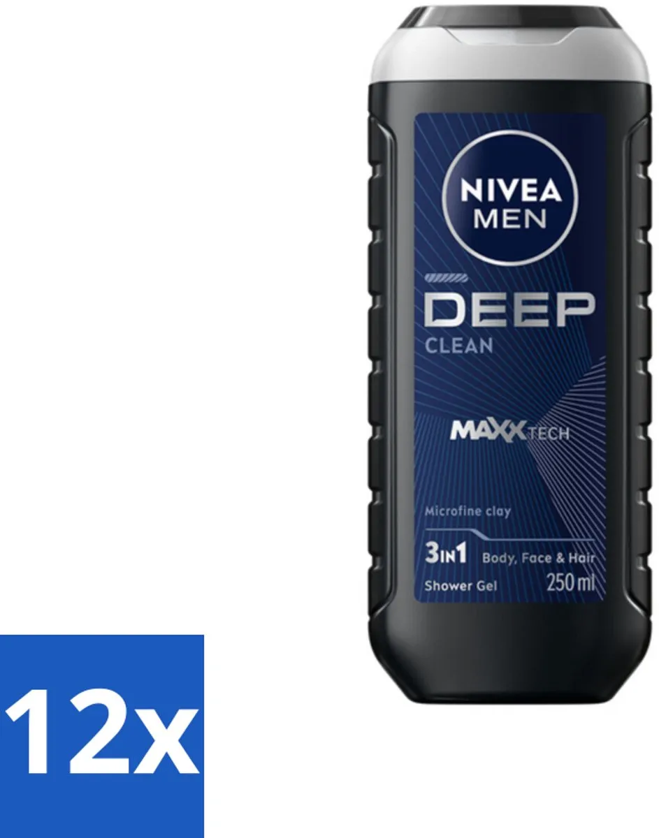 NIVEA MEN Deep Clean Douchegel 250ml