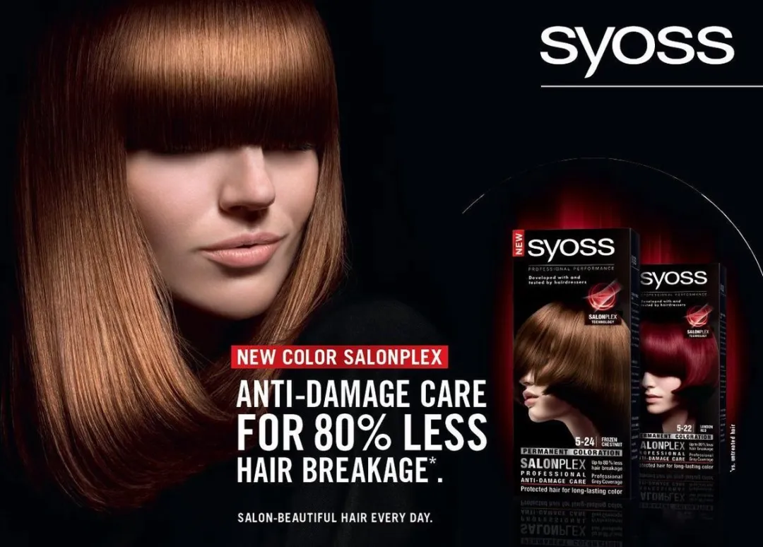 SYOSS Color Permanent Haarverf 3-8 Donker Goudbruin - 3 Stuks