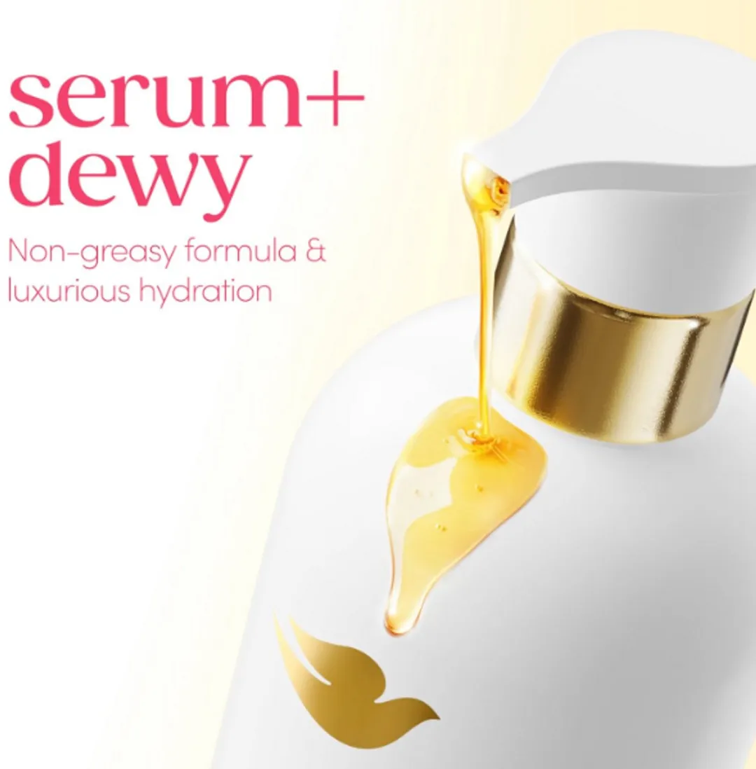 Dove Serum+ Shower Oil Douchegel Kokos & Geranium 452ml - afbeelding 6 van 6