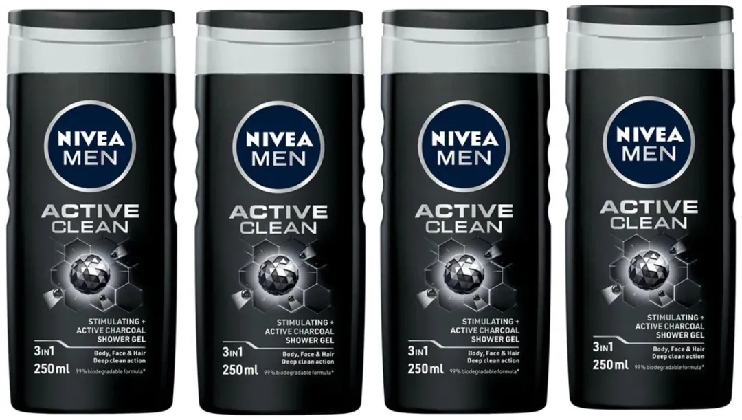 NIVEA MEN Active Clean Douchegel 1000ml