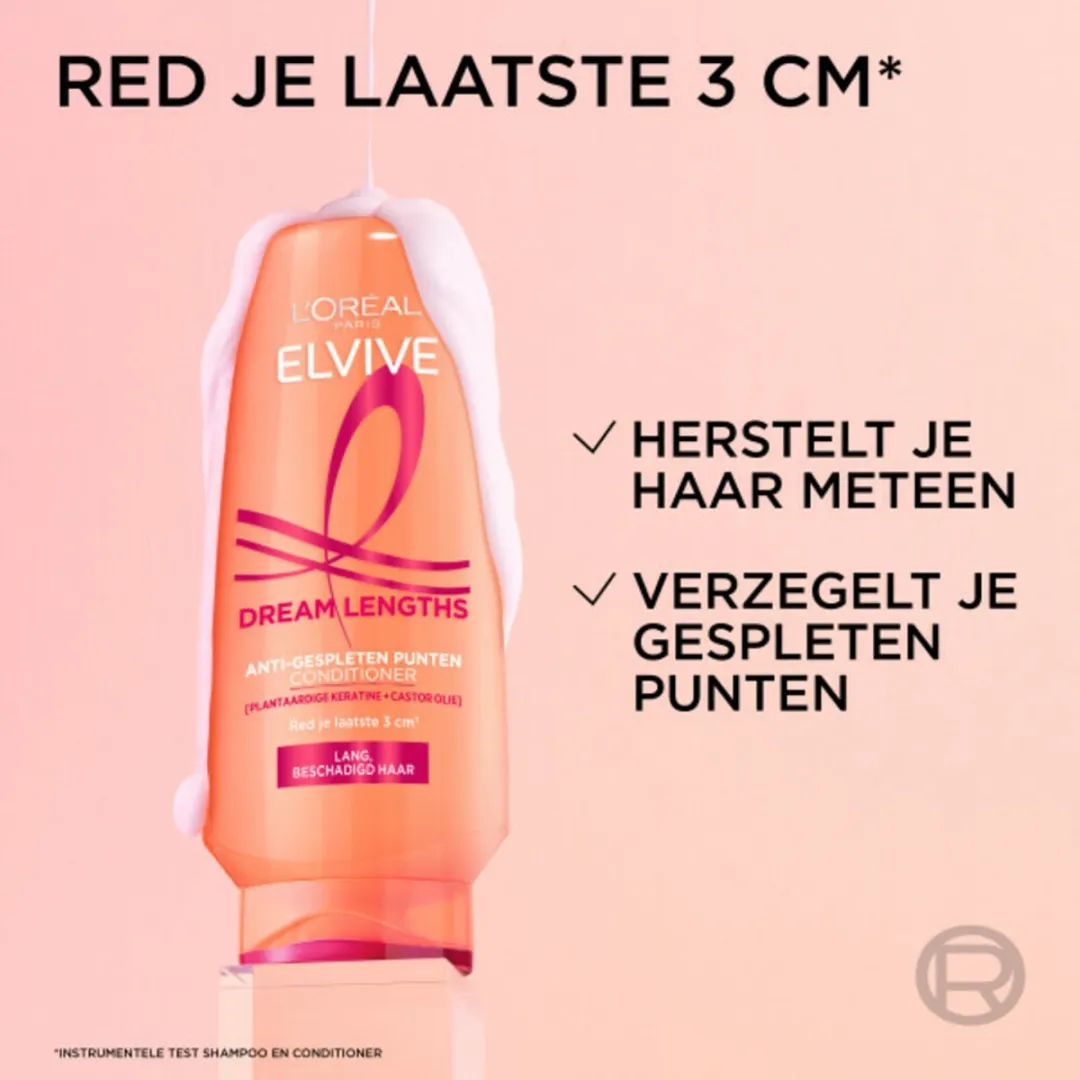 L'Oréal Elvive Dream Lengths Conditioner 200ml - 2 Stuks