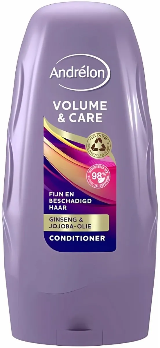 Andrélon Volume & Care Conditioner 250ml - Ginseng - Krullend haar