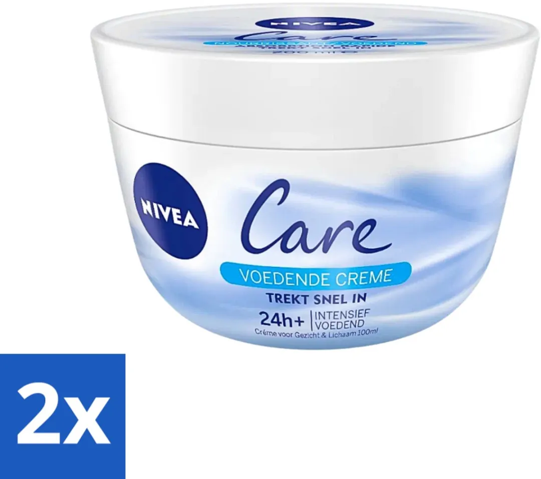 NIVEA Voedende Bodycrème 400ml - 2 Stuks