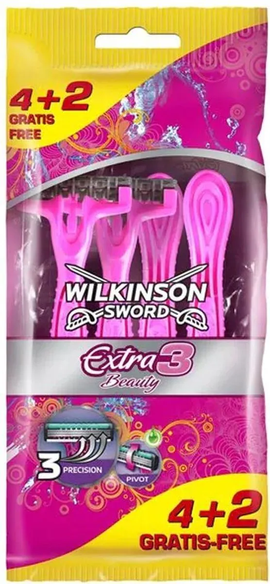 Wilkinson Sword Extra3 Beauty Wegwerpscheermesjes