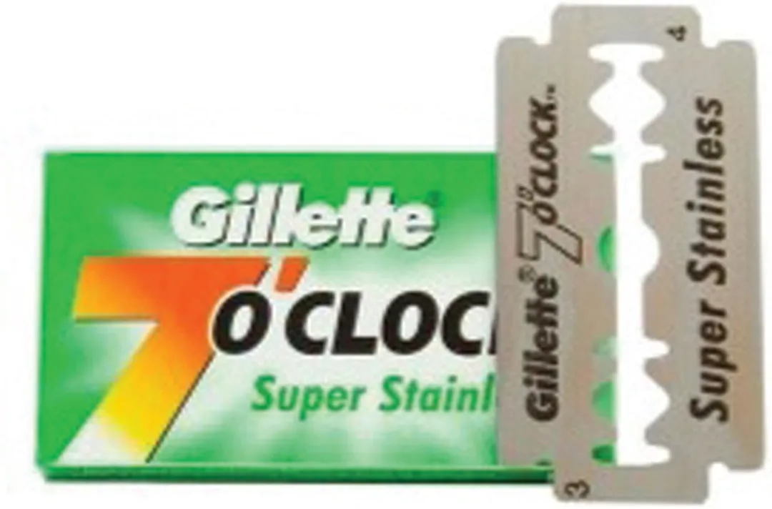 Gillette 7 O'clock Super Stainless Double Edge Bladen - 5 Stuks