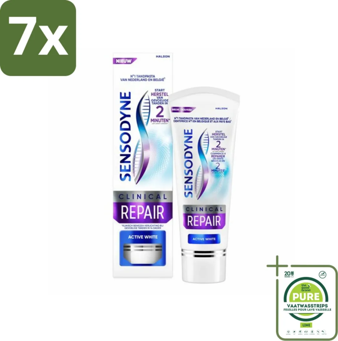 Sensodyne Clinical Repair Active White Tandpasta 525ml