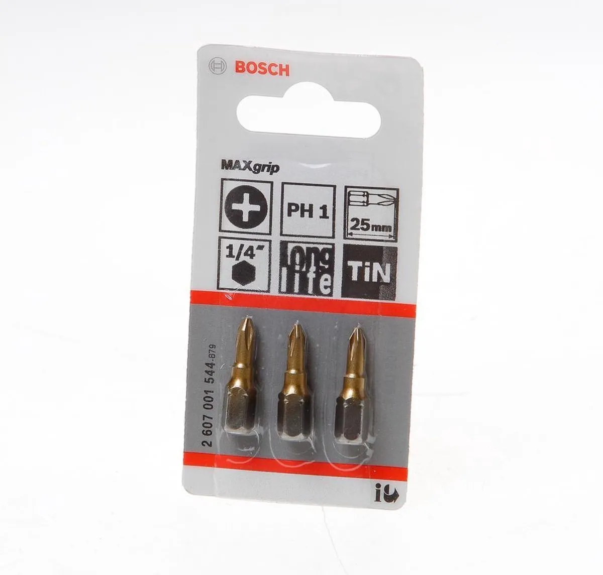 Bosch MAXGRIP/PH1 Schroeven - 3 Stuks