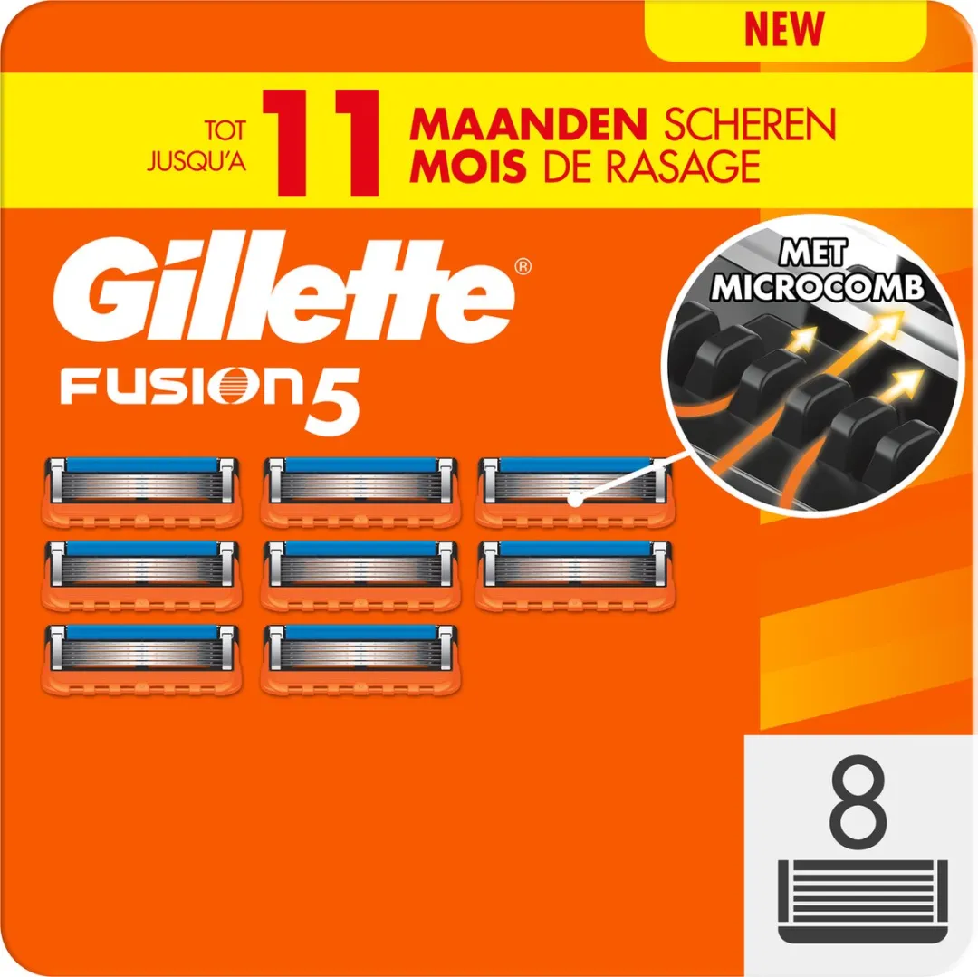 Gillette Fusion5 Scheermesjes 8 Stuks