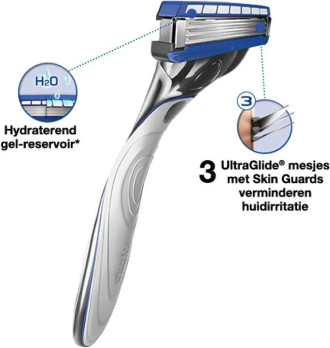 Wilkinson Sword Men Hydro 3 Scheermes - Blauw