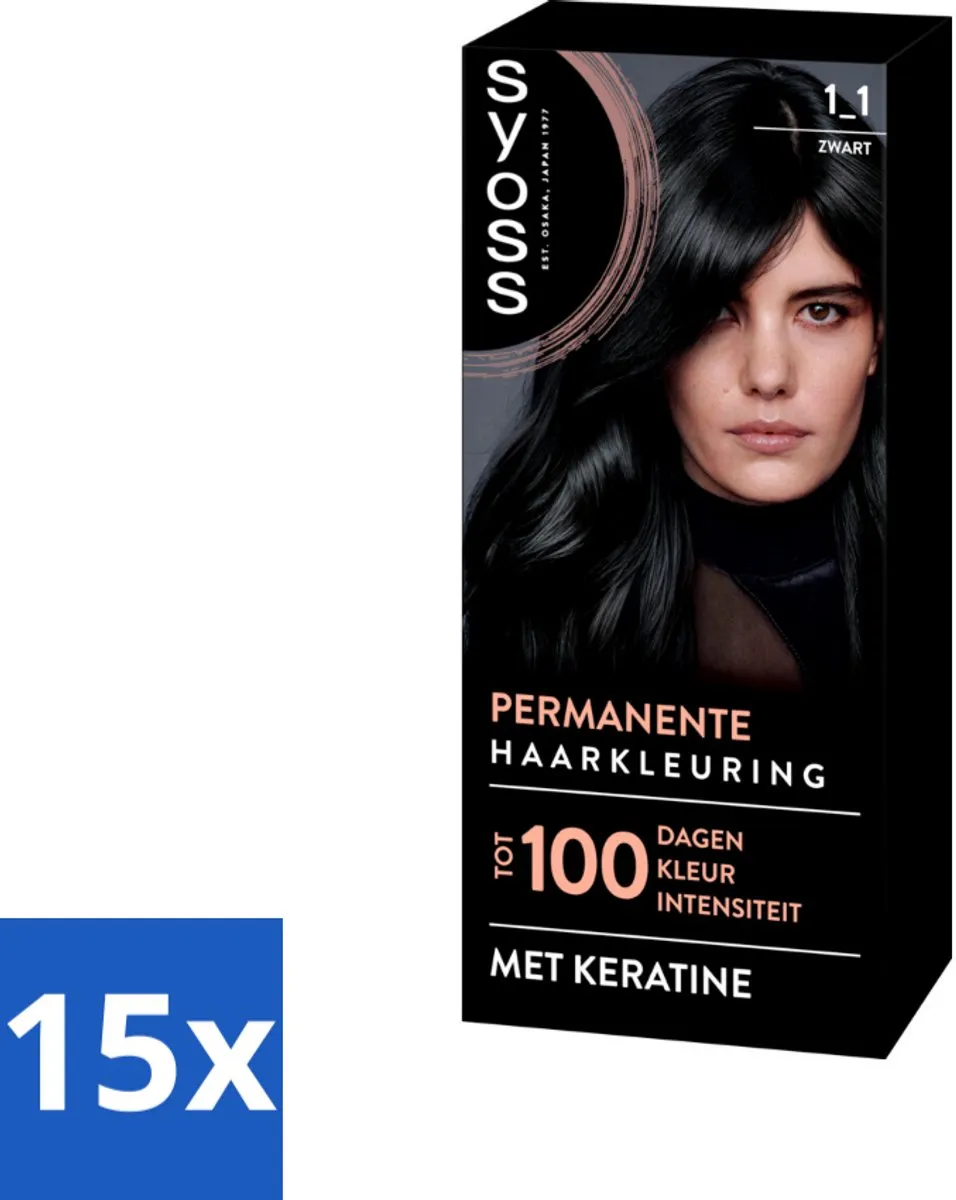 SYOSS Coloration 1-1 Zwart Haarverf